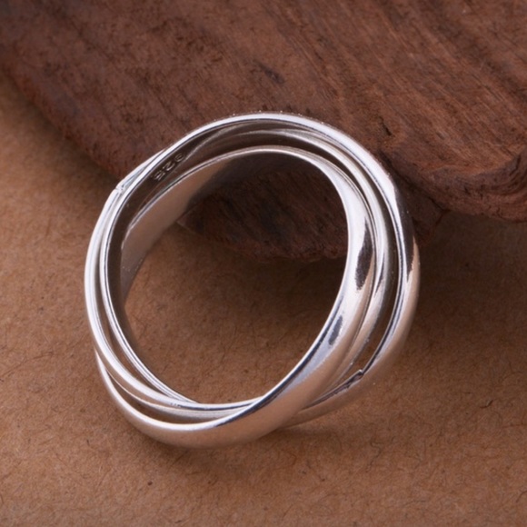NWT Sterling Silver Three Ring Set - Picture 4 of 4